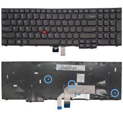 Keyboard Lenovo ThinkPad E550 E555 E560 E565 E531 E540 T550 W540 US BLACK 