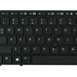 Keyboard HP ProBook 6560B 6565B 6570B / EliteBook 8560B 8560P 8570P US BLACK with Trackpoint