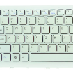 Keyboard Sony Vaio VPCEJ VPC-EJ VPC-EJ15 VPC-EJ2M1E VPC-EJ3D1E US WHITE