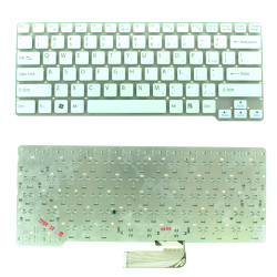Keyboard Sony Vaio VPC-CW VPC-CW152 VPC-CW15FA VPC-CW28EC VPC-CW2S1E US WHITE with horizontal ENTER