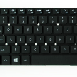 Keyboard Packard Bell LV11 LS11 TS11 TV11 TS44HR US BLACK with horizontal ENTER