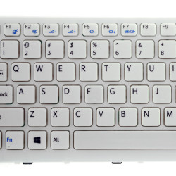 Keyboard Sony Vaio VPC-EL VPCEL111T VPCEL13FX VPCEL1E1E VPCEL26FX US WHITE