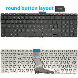 Keyboard HP Pavilion 15-AB 15-AK 15-AU 15-BC 15-AW 17-G / Omen 17-W 17-W000 17-W100 UK BLACK with vertical ENTER