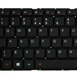 Keyboard Lenovo Yoga 40-70 40-70AM 40-70AT Y40-80 500-14IBD UK BLACK With Backlight and vertical ENTER