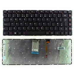 Keyboard Lenovo Yoga 40-70 40-70AM 40-70AT Y40-80 500-14IBD UK BLACK With Backlight and vertical ENTER