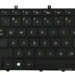 Keyboard HP Envy UltraBook 4-1000 4-1150er / SleekBook 6-1000 6-1255er US BLACK With Frame