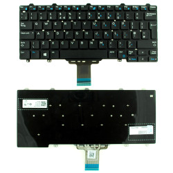 Keyboard Dell Latitude E5250 E7250 E3160 UK BLACK with vertical ENTER