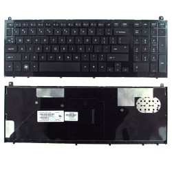 Keyboard HP Probook 4520 4520S 4525 4525S US BLACK With Frame