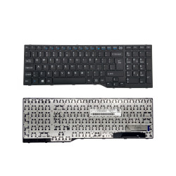 Keyboard Fujitsu Lifebook E554 E556 E557 E753 E754 E756 US BLACK