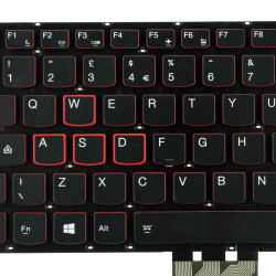 Keyboard Lenovo IdeaPad Y700-15ISK Y700-15ACZ Y700-15ISE UK BLACK With Backlight and vertical ENTER