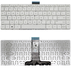 Keyboard HP Stream 14-AX 14-CB 14-DS 14-AX003NA 14-AX004NA 14-AX054NA 14-CB011WM 14-CB012DX US WHITE