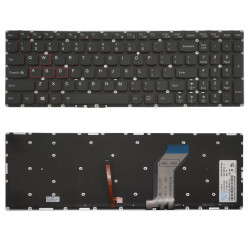 Keyboard Lenovo IdeaPad Y700-15ISK Y700-15ACZ Y700-15ISE Y700-17ISK US BLACK With Backlight and horizontal ENTER
