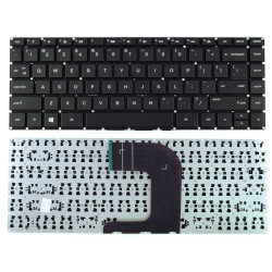 Keyboard HP 14-AM 14-AM038CA 14-AM000 14-AM100 14-AN 14-AN000 14-AC000 US BLACK with horizontal ENTER
