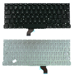 Keyboard Apple MacBook Pro Retina A1502 MF839 MF840 MF841 ME864 ME664 UK BLACK with vertical ENTER