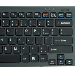 Keyboard Sony Vaio VGN-SR VGN-SR11M VGN-SR12G/B VGN-SR12G/P VGN-SR12G/S US BLACK With Frame