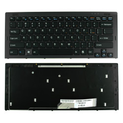 Keyboard Sony Vaio VGN-SR VGN-SR11M VGN-SR12G/B VGN-SR12G/P VGN-SR12G/S US BLACK With Frame