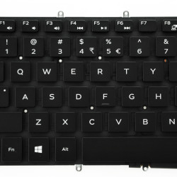 Keyboard Dell Vostro 14 5468 14 5471 / Latitude 3490 3379 / Inspiron 14 7466 US BLACK With Backlight and horizontal ENTER