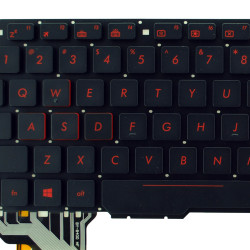 Keyboard Asus Rog GL553 GL553VE GL553VDX GL553VD GL553VW US BLACK With Backlight and horizontal ENTER