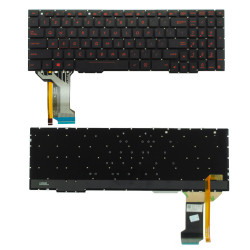 Keyboard Asus Rog GL553 GL553VE GL553VDX GL553VD GL553VW US BLACK With Backlight and horizontal ENTER