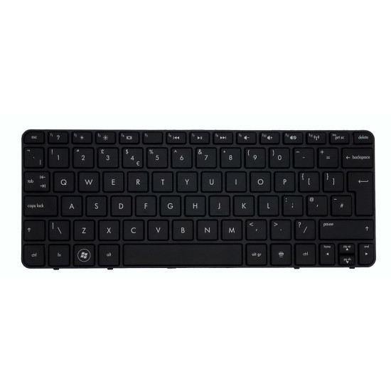 Πληκτρολόγιο Laptop HP MINI 1103 110-3500 110-3600 210-2000 210-3000 UK BLACK 