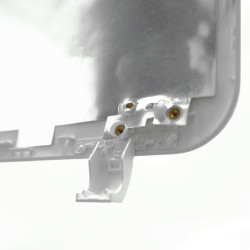 LCD back cover - Cover A for laptop Toshiba Satellite L50-B, L55T-B, L55-B WHITE GLOSSY 
